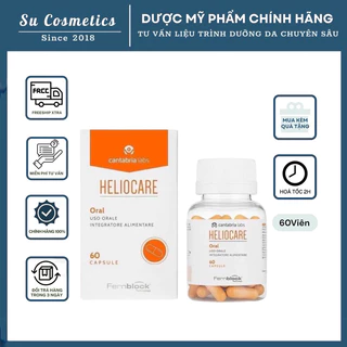 Viên Uống Chống Nắng HELIOCARE Oral 60Viên| Viên Uống Hạn Chế Lão Hoá,Bảo Vệ Da,Tăng Sắc Tố