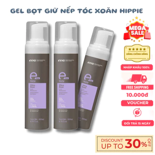 Gel Bọt tạo kiểu Giữ Nếp Tóc Xoăn Hippie Xù Mì Cao Cấp Ultra Rizzi 200ML A24