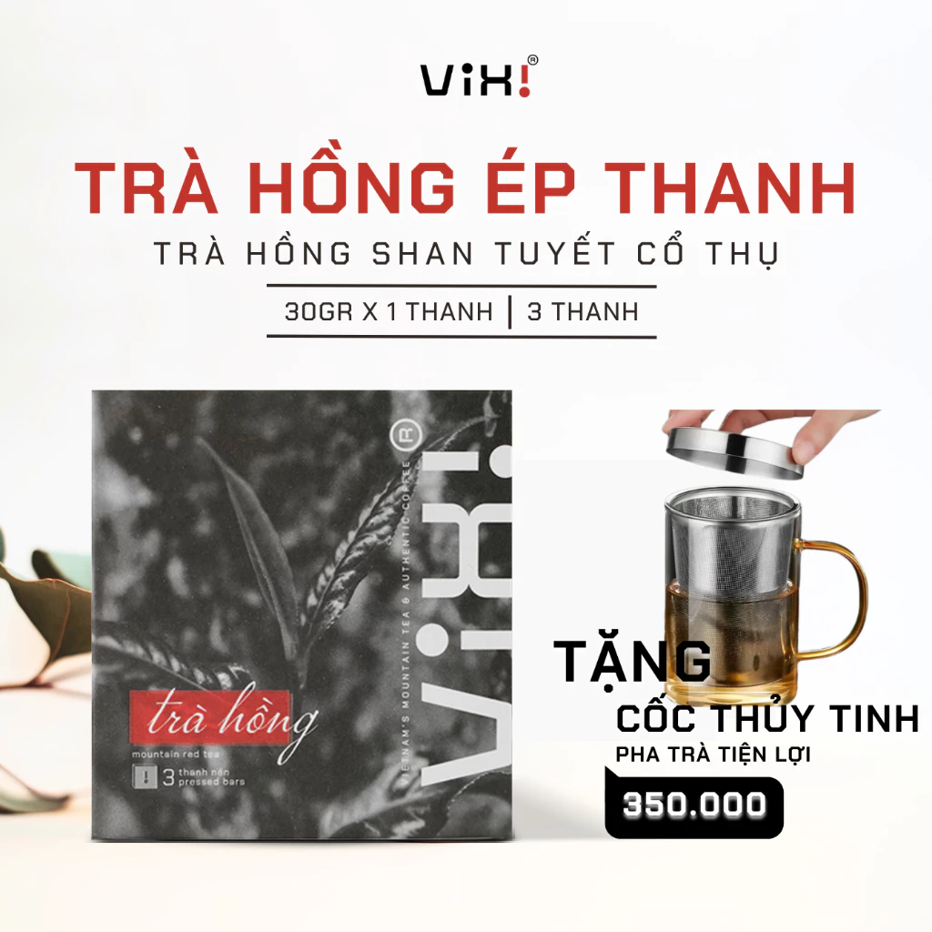 Trà Hông Ép Thanh Trà Ép Thanh Tiện Lợi ViXi Trà Cổ Thụ Shan Tuyết