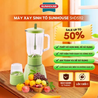 Máy Xay Sinh Tố SUNHOUSE SHD5112 Công Suất 350W - Kèm 2 Cối Thủy Tinh