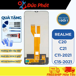 Màn Hình REALME C20 / C21 / C11-2021 / C15-2021 ZIN NEW (Tặng Kèm Keo Dán & Bộ Sửa)