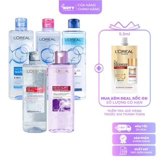 Nước Tẩy Trang L’Oreal Micellar Water 3-in-1 (400ml)