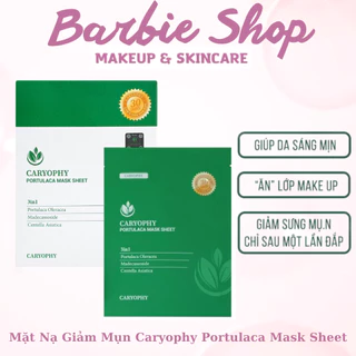 Mặt Nạ Giảm Mụn Chuyên Sâu Caryophy Portulaca Mask Sheet