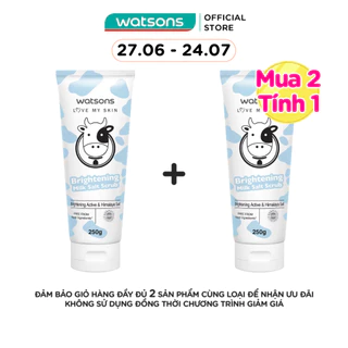 Muối Tắm Watsons Giúp Sáng Da Brightening Milk Salt Scrub 250g