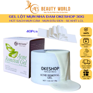 Gel Lột Mụn OKESHOP 30ml - Giải Pháp Loại Bỏ Mụn Đầu Đen - Mụn Cám - Bạ Nhờn - Làm Sạch Sâu Và Thu Nhỏ Lỗ Chân Lông