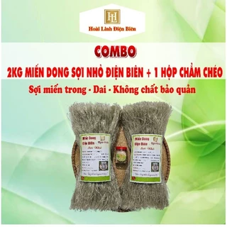 COMBO 02 kg miến dong sợi nhỏ (Tặng kèm 01 hộp chẳm chéo 150g) - Hoài Linh Điện Biên