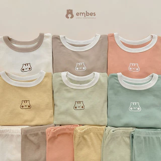 Embes Bộ cộc air embes mềm mát mùa hè cho bé