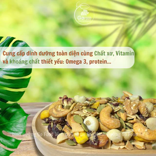 Ngũ cốc Granola nướng mật ong nhiều macca không đường nhiều Go Food 500g