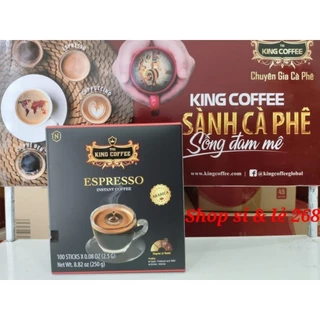 Cà phê đen TNI King Coffee Espresso 250g _ (Hộp 100 gói)