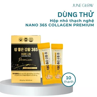 Thạch Nghệ Nano 365 Collagen Premium Vị Xoài - 10 thanh - 250g