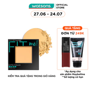 Phấn Phủ Mịn Nhẹ Kiềm Dầu Maybelline New York Fit Me Matte Poreless Powder  8.5g