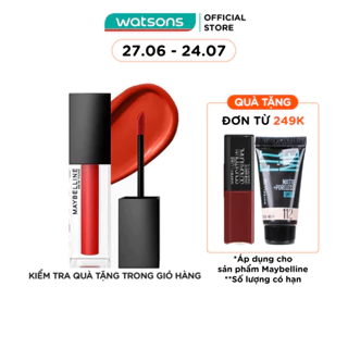 Son Kem Lì Maybelline New York Mịn Mượt Cushion Mattes 6.4ml