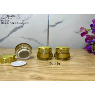 Hũ 10g 15g chiết mỹ phẩm kem