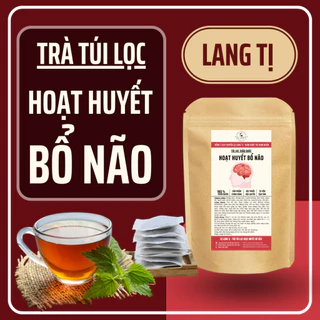 Trà Bổ Não - Giúp Tăng Cường Trí Nhớ, Giảm Đau Đầu, Đau Nửa Đầu, Giúp Lưu Thông Máu Não, Ngừa Tai Biến - Đinh Lăng -Giúp