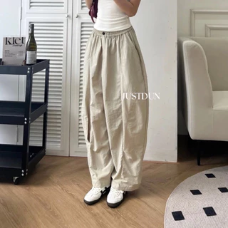 Quần Harem Parachute Pants ống rộng chất gió JUSTDUN M70