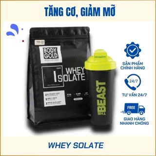 Whey Protein Isolate Sữa Tăng Cơ Giảm Mỡ Body Gold túi 1Kg + Tặng bình lắc Shaker