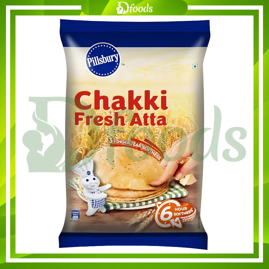 Bột mì nguyên cám Atta Chakki Fresh Bột mì Atta Rajdhani Ấn Độ 1kg