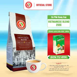 Cà phê bột pha phin blend Robusta & Arabica - Vietnamese Blend Copen Coffee Gói 250G - gu truyền thống vị đắng vừa