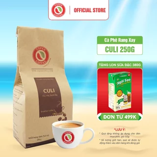 Cà phê phin rang xay truyền thống - Culi Copen Coffee 250G - vị đắng vừa, thanh chua, hậu vị thơm lâu