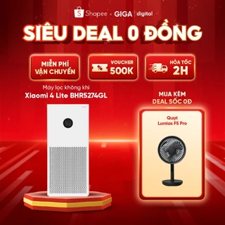 [HCM] Máy lọc không khí Xiaomi 4 Lite BHR5274GL bộ lọc PET và TRUE HEPA lọc bụi mịn, phấn hoa, báo chất lượng không khí