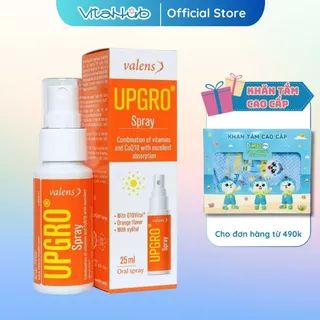 Upgro Spray Dạng Xịt - Bổ sung vitamin thiết yếu, tăng đề kháng, phát triển toàn diện cho trẻ 25ml