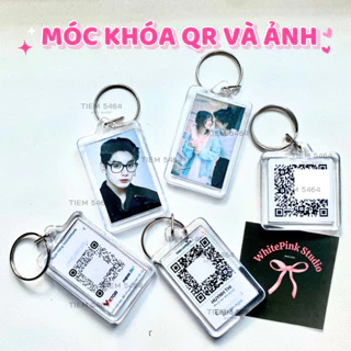 Móc Khoá In Mã QR Code Thanh Toán và Ảnh In Ảnh theo yêu cầu - Tiệm 5464