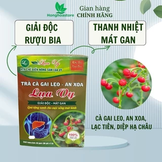 Trà cà gai leo Giải độc - Mát gan  Lụa Vy hộp 30 gói x2g.