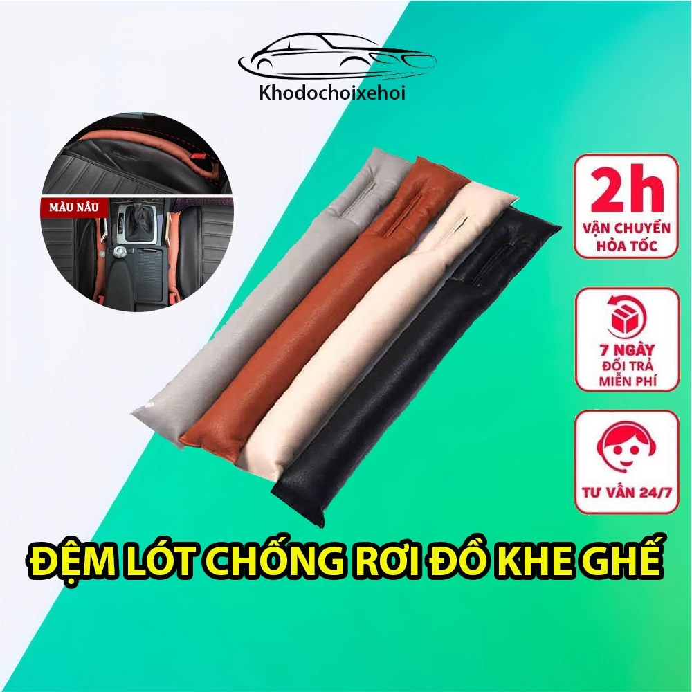 Đệm Lót Khe Ghế Chống Rơi Đồ Trên Xe Ô Tô