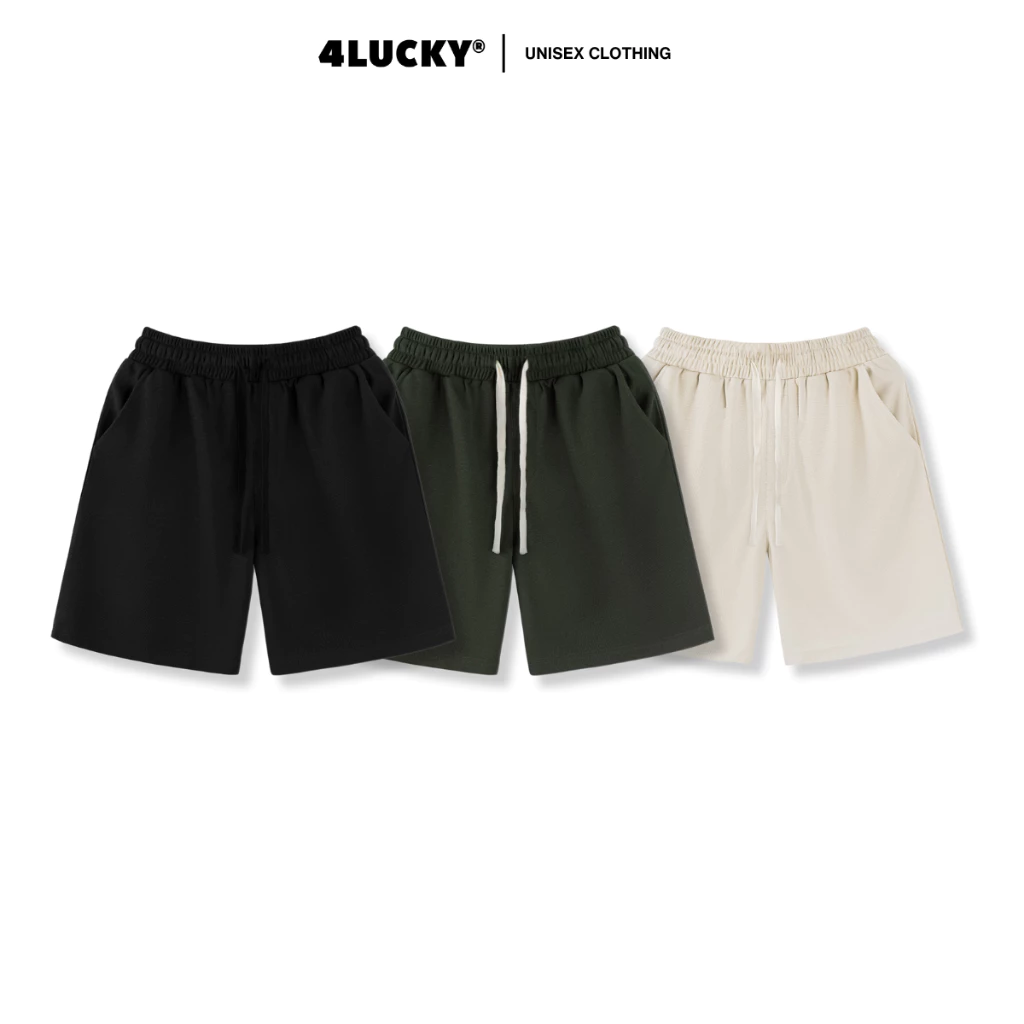Quần Short Đùi Vải Tổ Ong Nhí 4Lucky 6602 Form Unisex