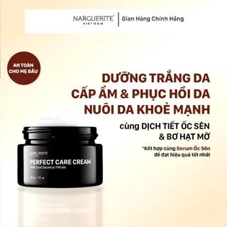 Kem ốc sên Perfect care Narguerite dưỡng trắng da phục hồi da mẫu mới 30g