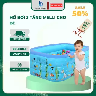 Bể bơi trẻ em hồ bơi cho bé chất lượng tốt bể bơi phao lớn giải nhiệt mùa hè đồ chơi cho trẻ em kèm bơm hơi