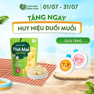 Bánh ăn dặm vị phô mai Mămmy hình ngôi sao nhỏ, giàu dinh dưỡng, bổ sung canxi, tan trong miệng, dễ tiêu hóa 25 gram