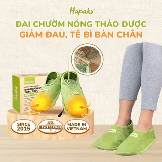 Đai Chườm Nóng Thảo Dược Giảm Đau Bàn Chân Hapaku - Giảm Nhức Mỏi Tê Bì Bàn Chân, Giúp Làm Ấm Chân