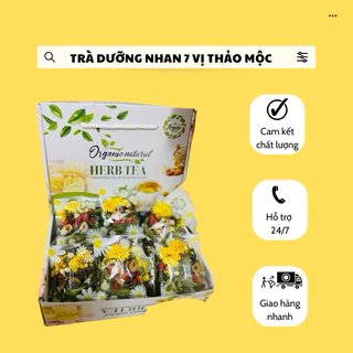 Set TRÀ DƯỠNG NHAN 7 VỊ THẢO MỘC