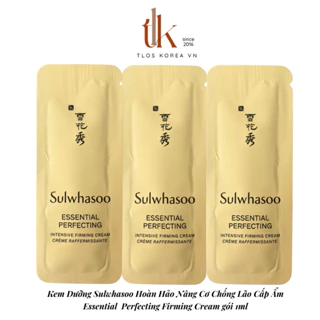 60 Gói Kem Dưỡng Nâng Cơ Thảo Dược Sulwhasoo Perfecting Essential Firming Cream 1Ml