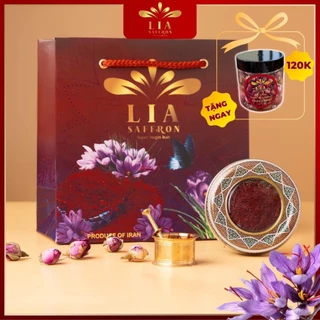 Nhụy Hoa Nghệ Tây Saffron Chính Hãng Super Negin Red Gold Mohammad Iran Hàng Loại 1 Hỗ Trợ Ngủ Ngon, Chống Lão Hóa