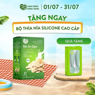 Bột ăn dặm Mămmy gạo sữa yến mạch bổ sung 1 tỷ lợi khuẩn giúp bé dễ hấp thụ, giàu lợi khuẩn - 140gr