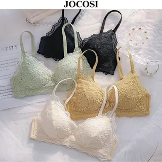 Áo lót nữ ren hoa gợi cảm sexy, áo ngực không gọng mềm mại thoáng mát JOCOSI A2004