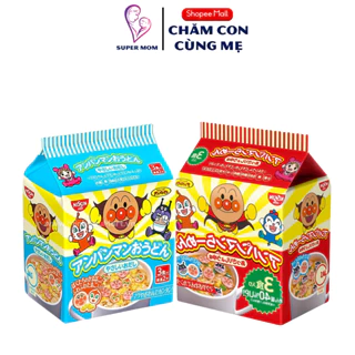 Mì chú hề ăn liền Anpanman Nissin Nhật Bản gói 120g