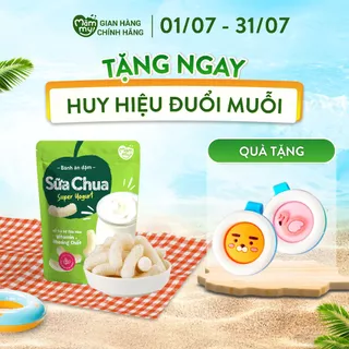 Bánh ăn dặm vị sữa chua nguyên chất Mămmy que ngắn, tan trọng miệng, dễ tiêu hóa 25 gram