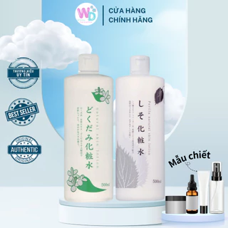 Nước hoa hồng Dokudami Tía Tô Perilla Natural Skin Lotion 500ml Winducosmetics