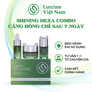 Bộ Dưỡng Trắng Da Căng Bóng Tại Nhà X20 Lần Shining Hexa Combo Lurcinn - Căng bóng chỉ sau 7 ngày