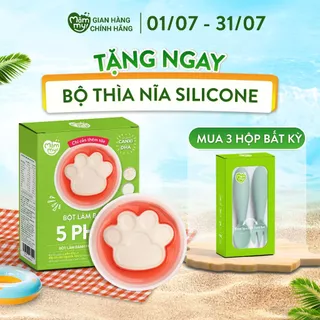 Bột làm bánh Pudding chân gấu Mămmy làm bữa phụ cho bé chỉ 5 phút bổ sung vitamin, hỗ trọ tiêu hóa