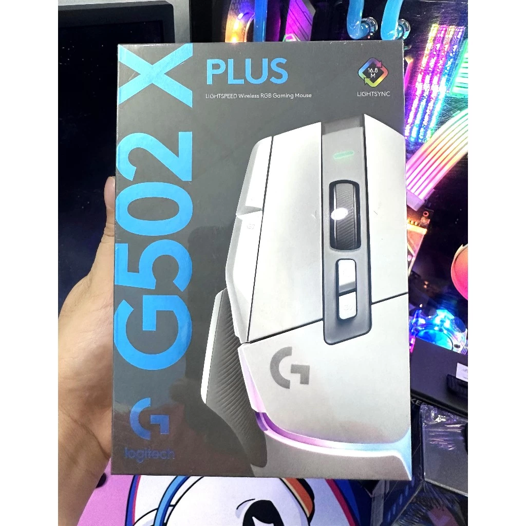 Chuộtchơi game không dây Logitech G502 X PLUS LIGHTSPEED LIGHTFORCE RGB , new seal 100% , giá rẻ nhất shoppe