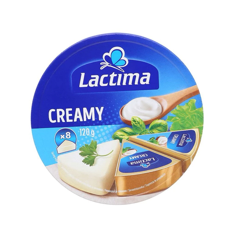 Phô mai Lactima Creamy hộp 120g (8 miếng)