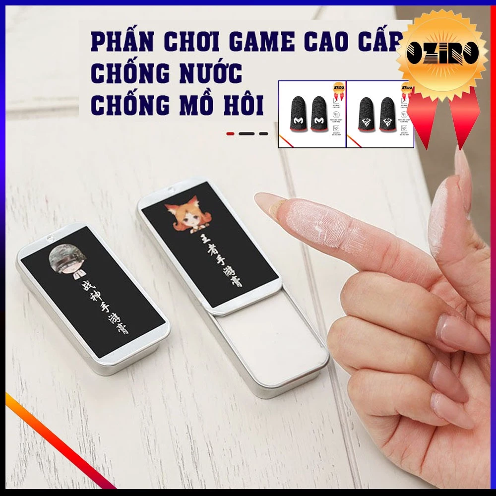 Combo bột phấn chơi game cao cấp chống mồ hôi chống nước siêu mượt G9 chính hãng