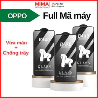 Cường lực Baiko Oppo A54 A57 A5s A55 F9 A53 F11 A95 A16K A17K A93 A74 A77s A96 A98 Reno 2f 4 5 6 6z7 7z 8 8z 8T 11F (M2)