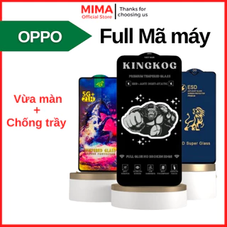 Cường lực KingKog Oppo Reno 8 8z 7 7z 6 6z A52 A54 A54 A57 A72 A74 A76 A78 A98 A92 A93 A94 A95 A96 A97 A38 A31 F11 (M)