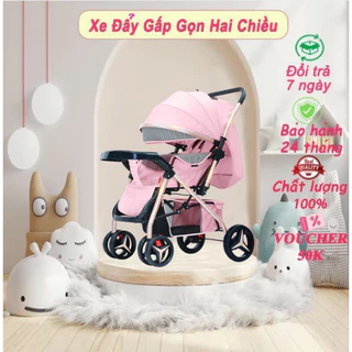 Xe đẩy gấp gọn 2 chiều cao cấp cho bé sơ sinh từ 0-36 tháng tuổi đa tính năng cho bé mã MC6886