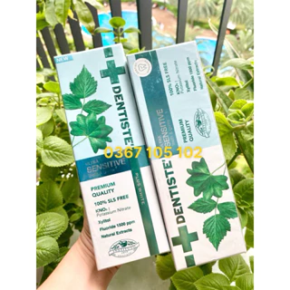 Kem đánh răng cao cấp thảo dược số 1 Thái lan Dentiste Plus White Sensitive 100gr